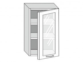 19.50.3 Шкаф настенный (h=913) на 500мм с 1-ой стекл. дверцей в Красновишерске - krasnovishersk.magazin-mebel74.ru | фото
