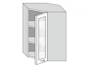 19.60.3у Шкаф настенный (h=913) угловой на 600мм со стекл. дверцей в Красновишерске - krasnovishersk.magazin-mebel74.ru | фото