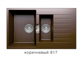 Мойка кварцевая Tolero Loft TL-860 Коричневый 817 в Красновишерске - krasnovishersk.magazin-mebel74.ru | фото