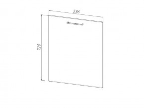 П 60 Комплект для посудомоечной машины 600 мм (цоколь + фасад) ЛДСП в Красновишерске - krasnovishersk.magazin-mebel74.ru | фото