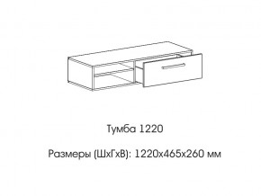 Тумба 1220 (низкая) в Красновишерске - krasnovishersk.magazin-mebel74.ru | фото